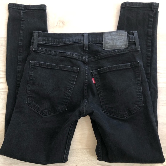 Men’s Levi’s 512 Slim Taper Black Jeans - Picture 12 of 16